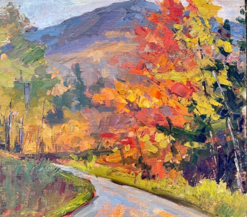 Painting Fall Foliage: Intro to Mark Making with a Palette Knife w/ Melanie Levitt