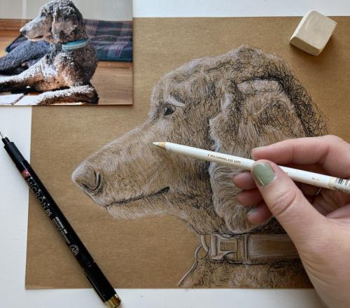 NEW! Sketching and Drawing w/ Olivia Benish Chaffee, March 5-26 (4 sessions)