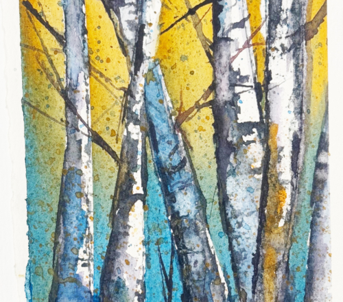 Watercolor Birch Tree Painting w/ Deb Samia, Dec 28